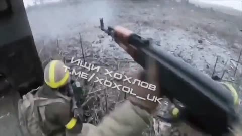 UKRANIAN SOLDIER SCREAMS IN PAIN