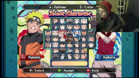 Neji Hyuga VS Rock Lee In A Naruto Shippuden Clash of Ninja Revolution 3 Battle With Live Commentary