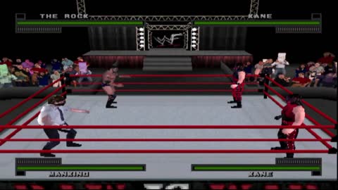 WWF Attitude PS1: Tornado match #10