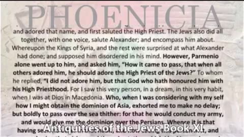 Not So Chosen People Bible Series - Part 4 The Phoenicians