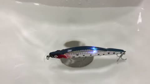 Electric Rechargeable LED Light Twitching Vibrate Fish Bait Hook Lifelike