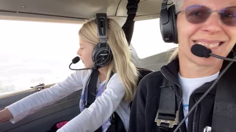 Flying With My Daughter on a Pretty Day