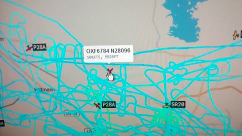 Aeroguard mormon mafia over US60 & US74 - gang stalking avion