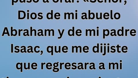 "La Oración de Jacob por Protección" Génesis 32:9.