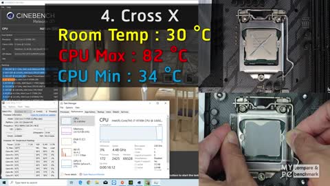 How To Apply CPU Thermal Paste Methods - Compare and Benchmark