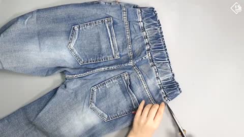 DIY jeans recycle into Bag