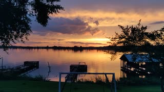 Lake house living in America.