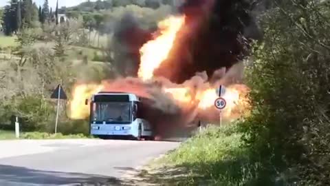 Burning Bus- LNG or Electric?