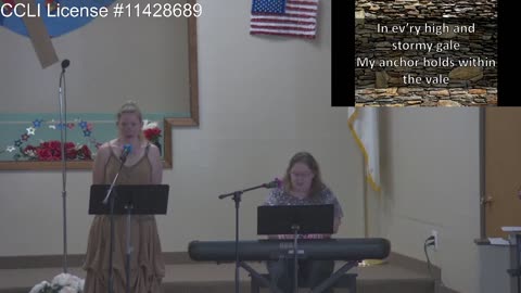 Moose Creek Baptist Church Sing “The Solid Rock“ During Service 6-26-2022