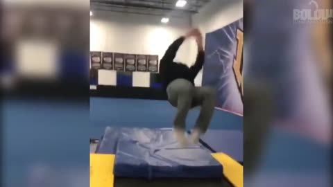 Backflip Fails, funny accidents