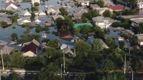 Update on the flooding caused buy the nazi's blowing up the dam...