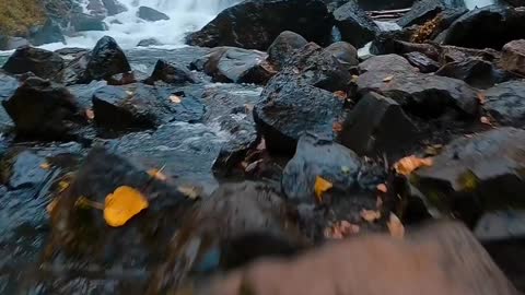 Mighty Falls on Eagle River, Alaska, early fall 🍂