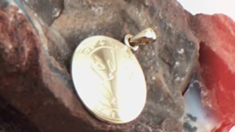 Radiate Healing Energy: Archangel Raphael Gold Pendant