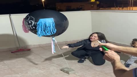 Gender Reveal Balloon Fail