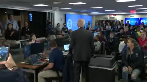 FEMA Chief Forced To Chase After Biden During Press Briefing