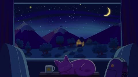 Purrple Cat - Night Train