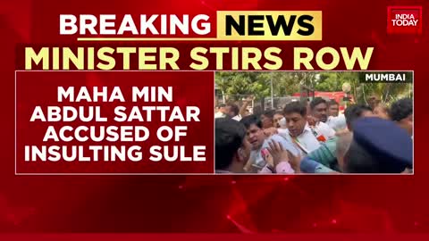 Abdul Sattar's Video Abusing Supriya Sule Stokes Row, NCP Stage Massive Protest | Supriya Sule News