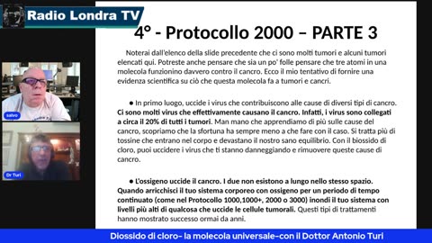 Diossido di cloro con il dottor Antonio Turi