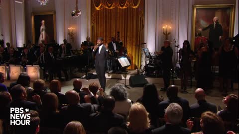 Watch President Obama speak -- and sing -- at White House tribute to Ray Charles