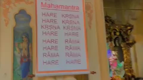 Hare Krishna hare Krishna hare ram ram iskcon temple