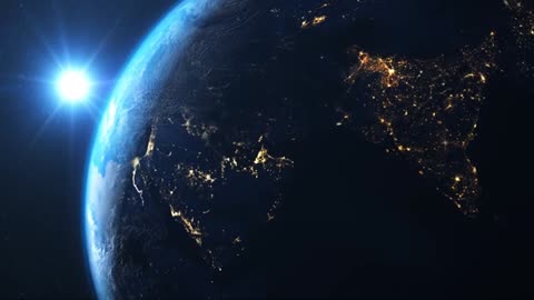 Earth Night Footage 2024