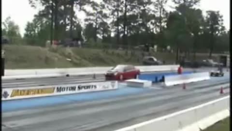 Friends at the drag strip in North Carolina