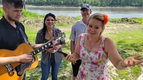 Sunday Church with Resistance Chicks on the Missouri River