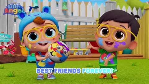 Best Friends Forever Play Football | Cartoon Kids