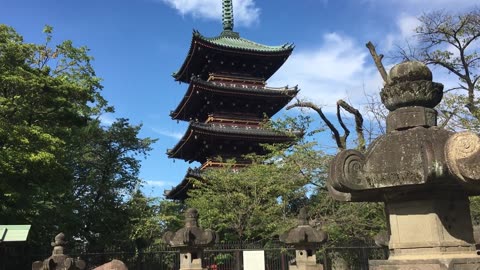 An Old Temple Shrine In Japan Visited By Tourists