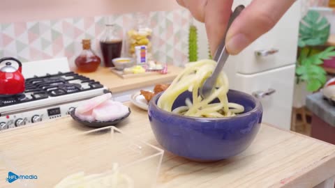 Easy Miniature Ramen Tutorial | Tiny Homemade Ramen & Mini Food by Miniature Cooking