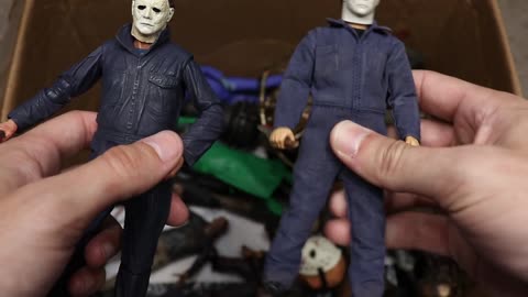 Massive box full of horror, action figures