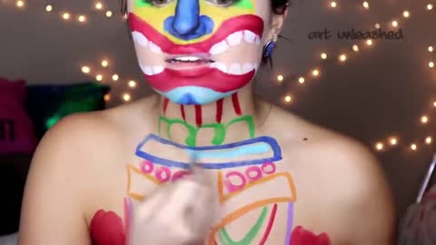 Body Paint Tutorial Compilation - Self Paint Time Lapses #bodypaint #bodypainting