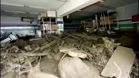 At least one dead and dozens missing after massive Italy landslides | 9 News Australia