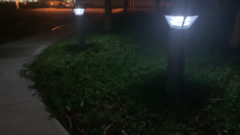 Solar Bollard lights for the landscape in Vietnam