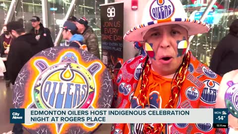 Edmonton Oilers fans channel winning spirit with Indigenous Celebration Night