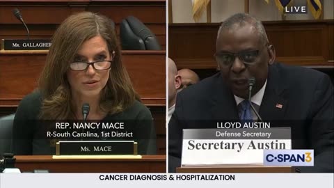 Rep. Nancy Mace takes down Biden's Defense Secretary Lloyd Austin.