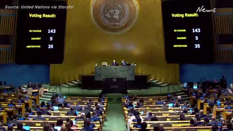 Majority of UN votes to condemn Russia’s ‘illegal annexation’ of Ukrainian territories