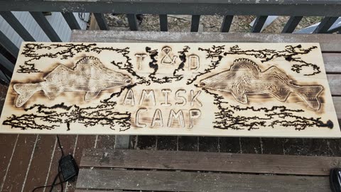 T&D Amisk Camp Lightning Sign