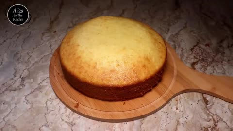 Easy vanilla sponge cake