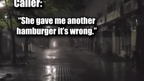 She Didnt Get The Right Burger So She Called 911 #shorts #911calls #burgerking