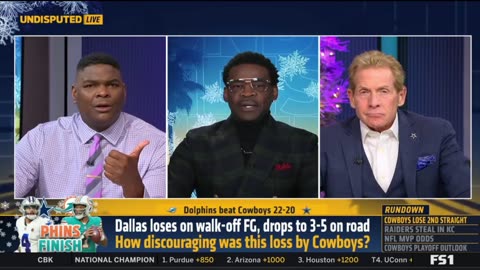 UNDISPUTED Cowboys Defense are Trash - Skip Bayless reacts Cowboys losses on walk-off FG