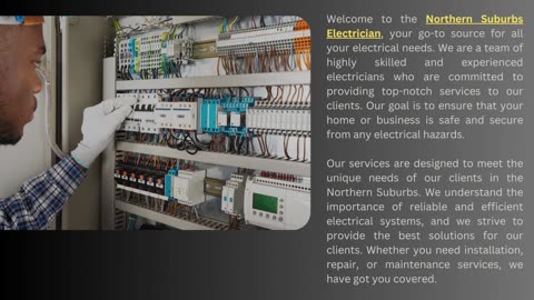 Mastering Electrical Work In The Northern Suburbs