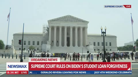 Newsmax - BREAKING: Supreme Court blocks Biden's student loan forgiveness plan