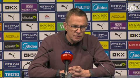 Ralf Rangnick | Post Match Press Conference | Manchester City 4-1 Manchester United