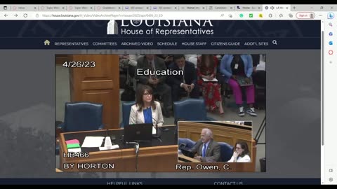 Owen Comments to House Education, HB 466