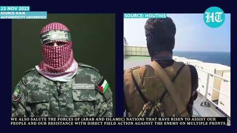 Hamas' Abu Obaida Speaks On Houthis Capturing 'Israeli' Ship As Yemenis Dance On Vessel To Taunt IDF