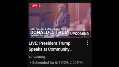 LIVE: President Trump Speaks at Community Roundtable in Detroit - 6/15/24