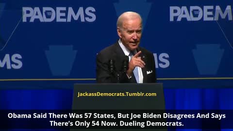 Obama Said 57 States - Biden Said 54 States