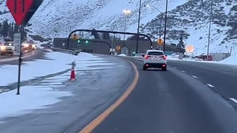 Snowfall Morning Time View Pakistan