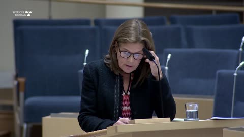 Utdrag från Elsa Widdings interpellation i Riksdagen om WHO:s ökade befogenheter